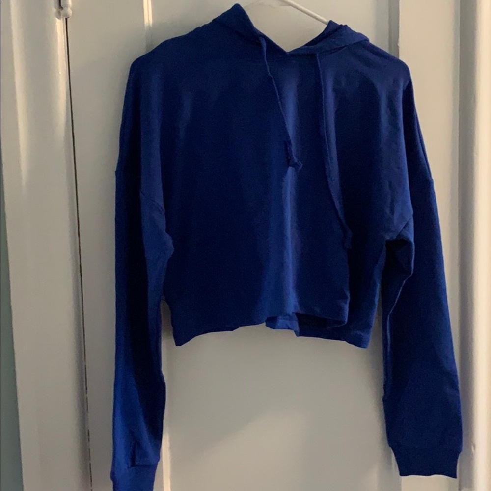 FashionNova cropped hoodie